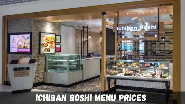 Ichiban Boshi Menu Prices