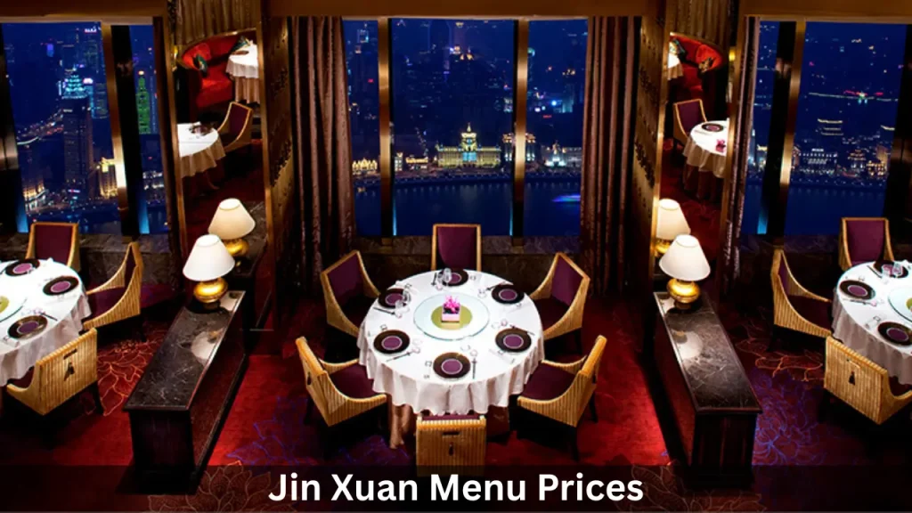 Jin Xuan Menu Prices