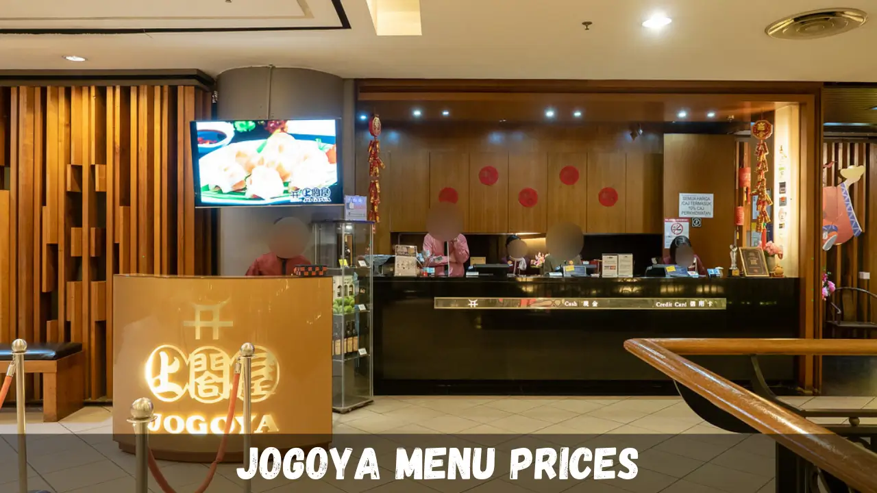Jogoya Menu Prices