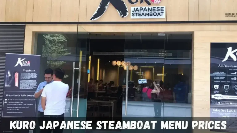 Kuro Japanese Steamboat Menu Prices