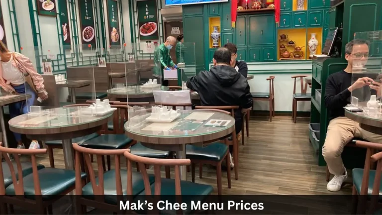 Mak’s Chee Menu Prices