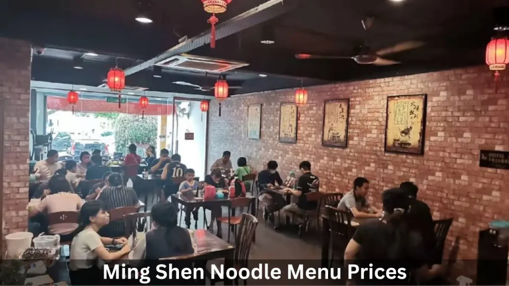 Ming Shen Noodle Menu Prices