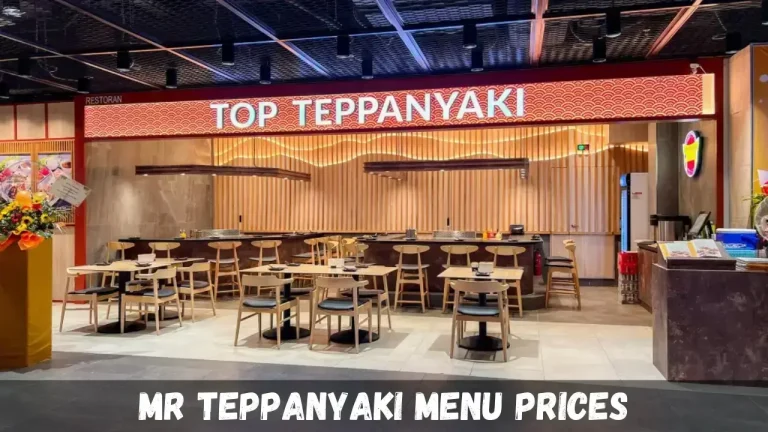 Mr Teppanyaki Menu Prices