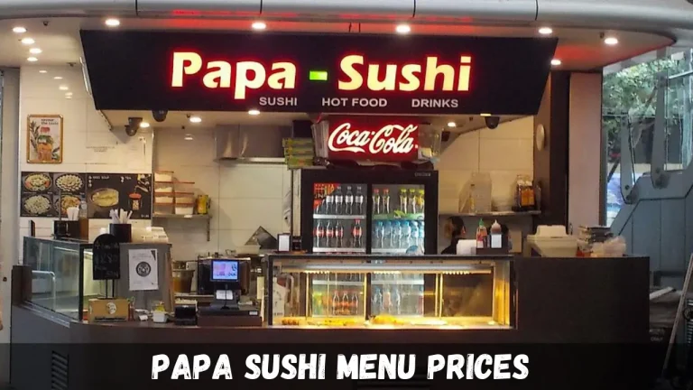 Papa Sushi Menu Prices