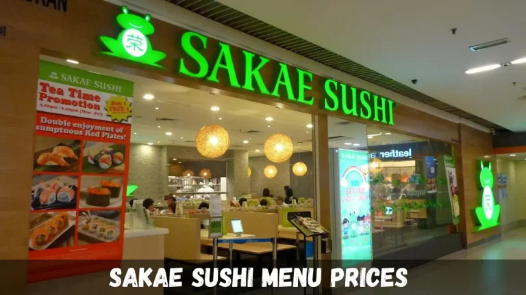 Sakae Sushi Menu Prices