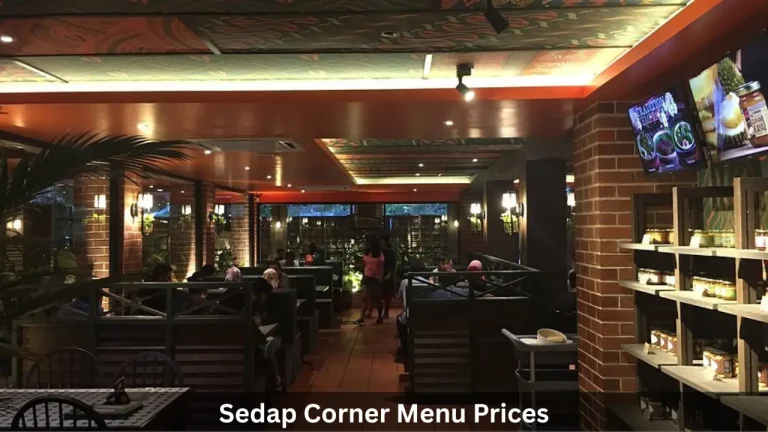 Sedap Corner Menu Prices