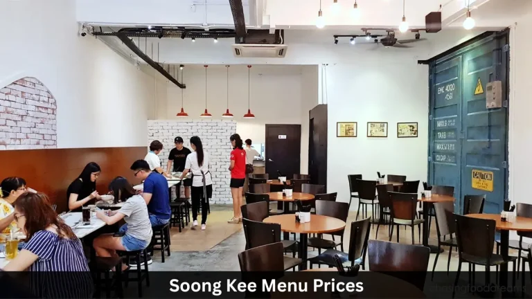Soong Kee Menu Prices