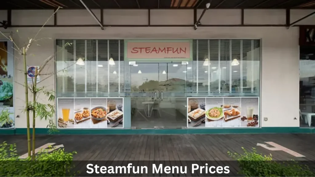 Steamfun Menu Prices