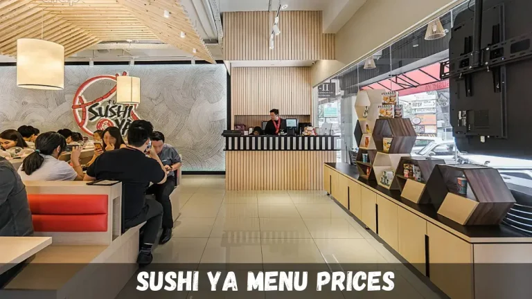 Sushi Ya Menu Prices