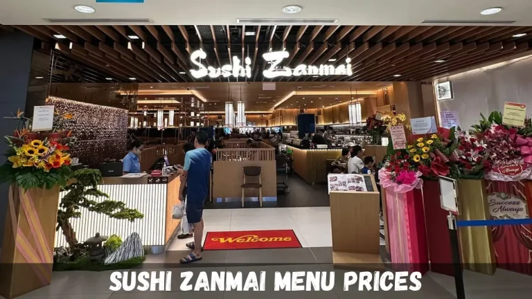 Sushi Zanmai Menu With Prices