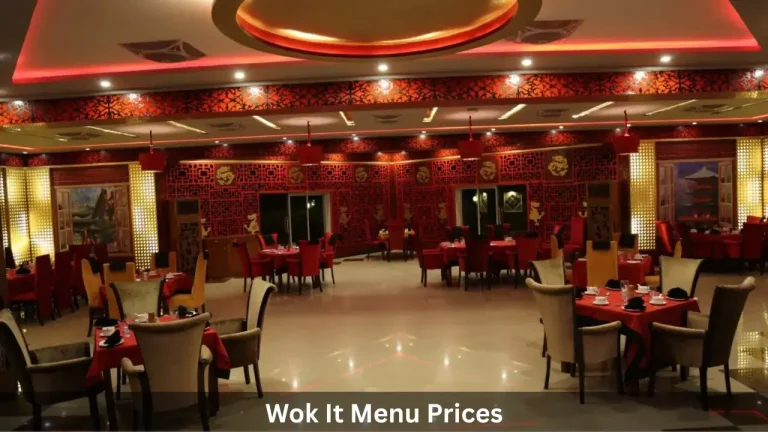 Wok It Menu Prices