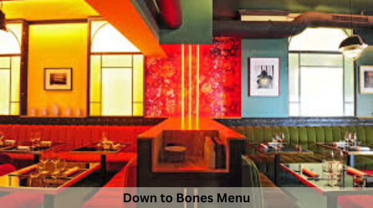 Down to Bones Menu Prices