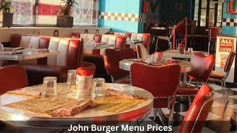 John Burger Menu Prices