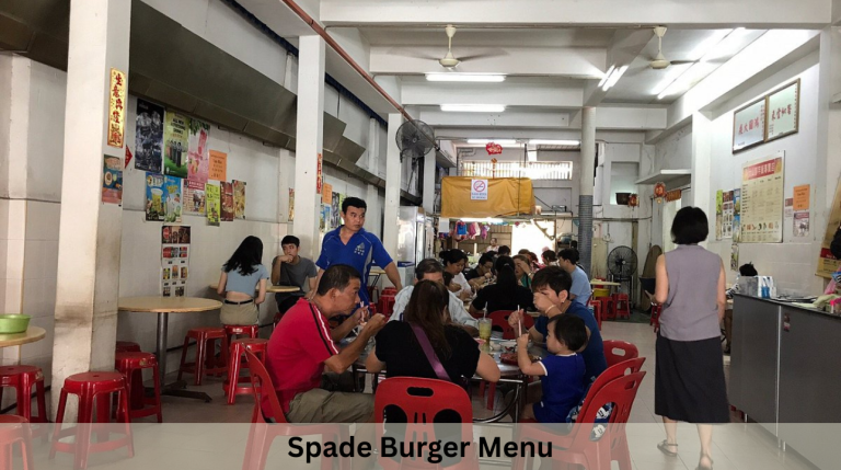 Spade Burger Menu Prices