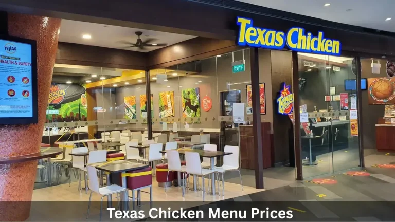 Texas Chicken Menu Prices