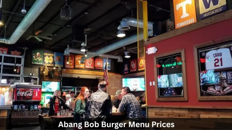 Abang Bob Burger Menu Prices
