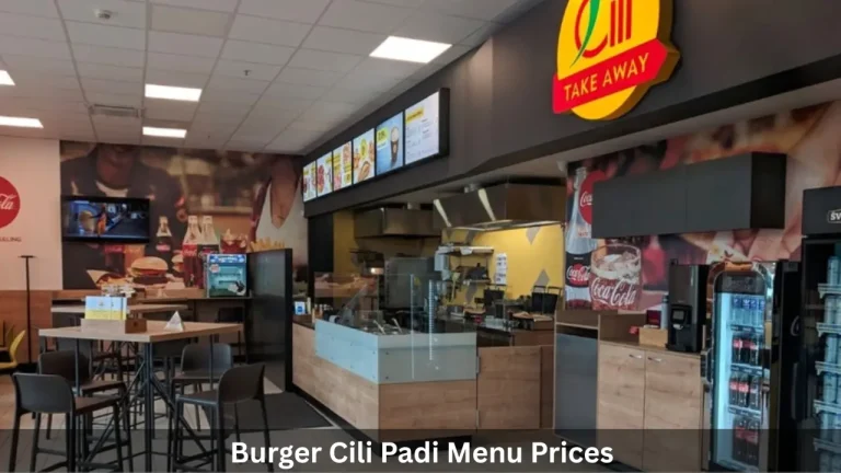 Burger Cili Padi Menu Prices