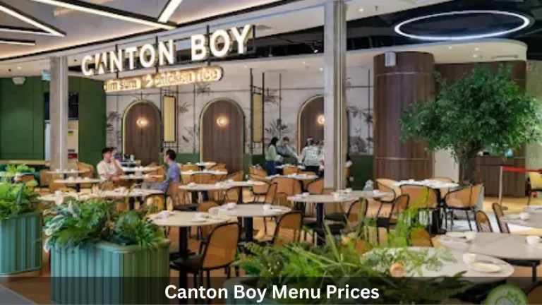 Canton Boy Menu Prices