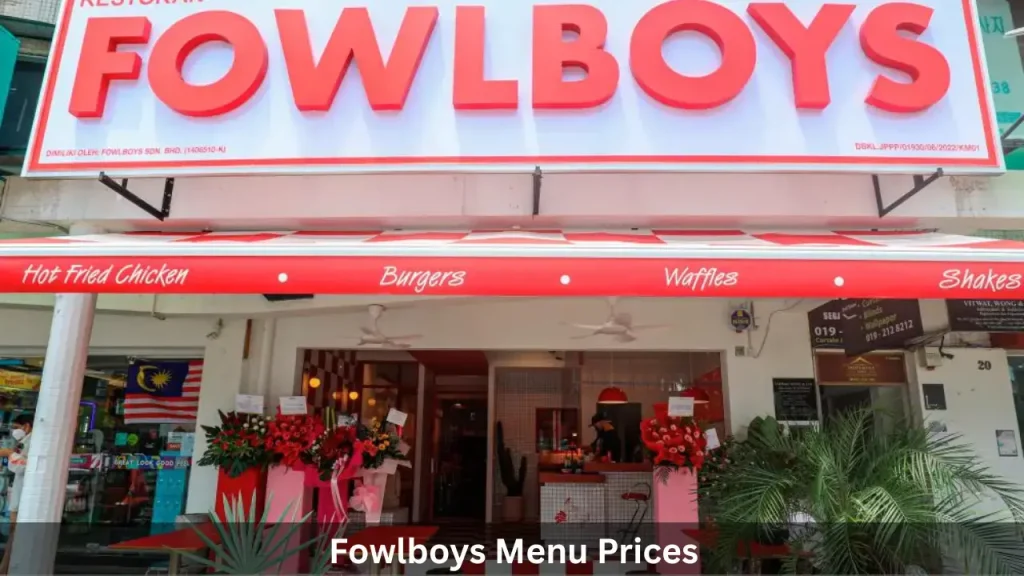 Fowlboys Menu Prices