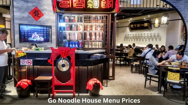 Go Noodle House Menu Prices