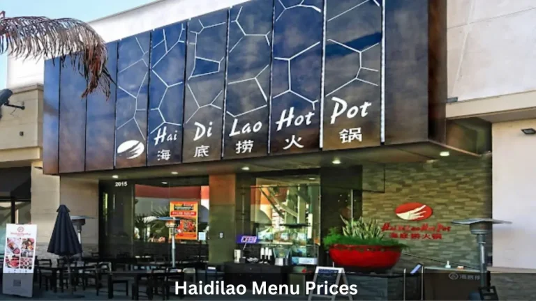 Haidilao Menu Prices