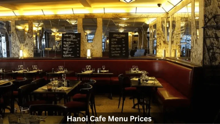 Hanoi Cafe Menu Prices