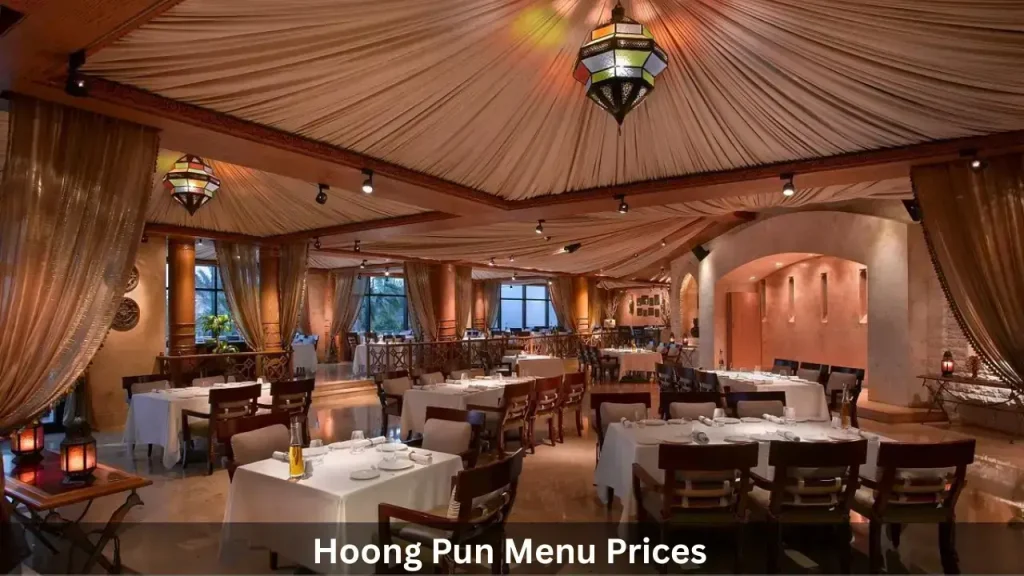 Hoong Pun Menu Prices