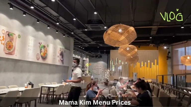 Mama Kim Menu Prices