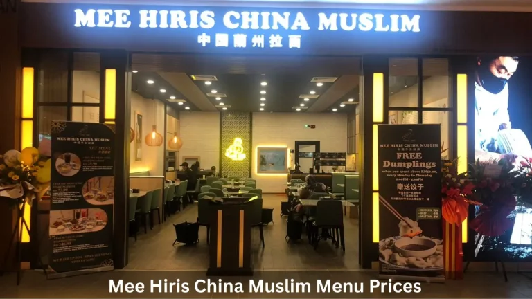 Mee Hiris China Muslim Menu Prices