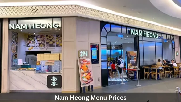 Nam Heong Menu Prices