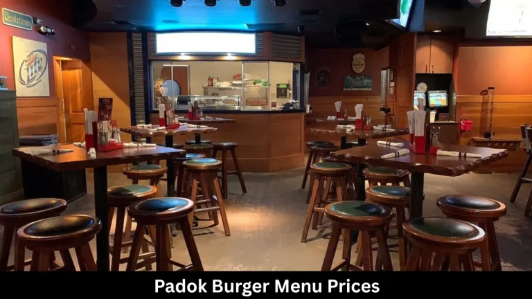 Padok Burger Menu Prices