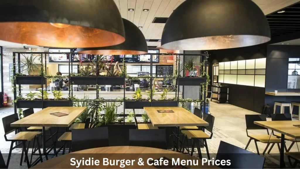 Syidie Burger & Cafe Menu Prices