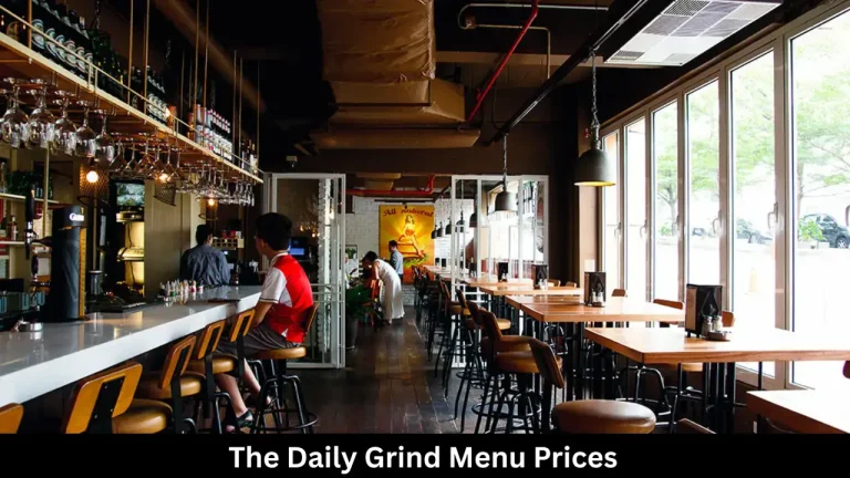 The Daily Grind Menu Prices