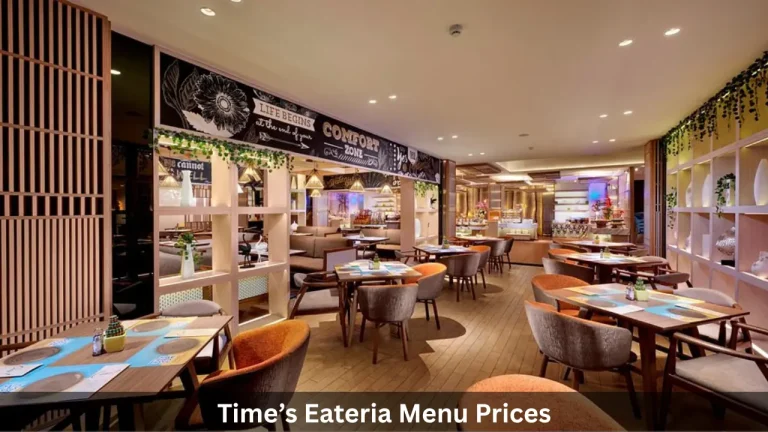 Time’s Eateria Menu Prices