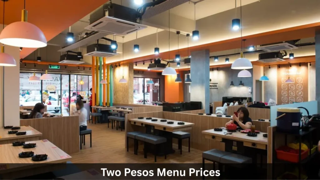 Two Pesos Menu Prices
