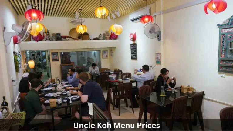 Uncle Koh Menu Prices