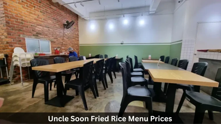 Uncle Soon Fried Rice Menu Prices