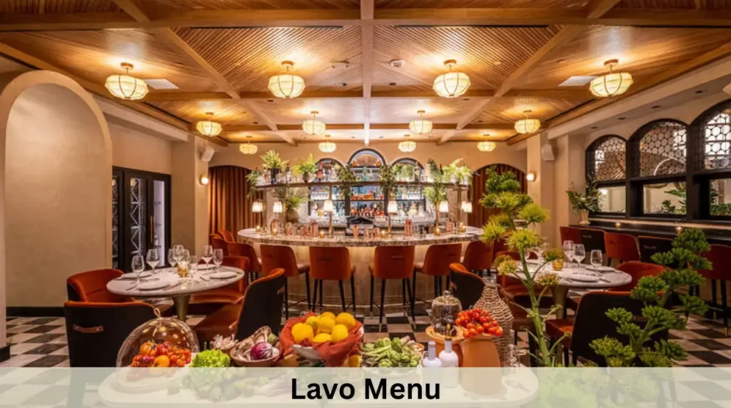 Lavo Menu Prices
