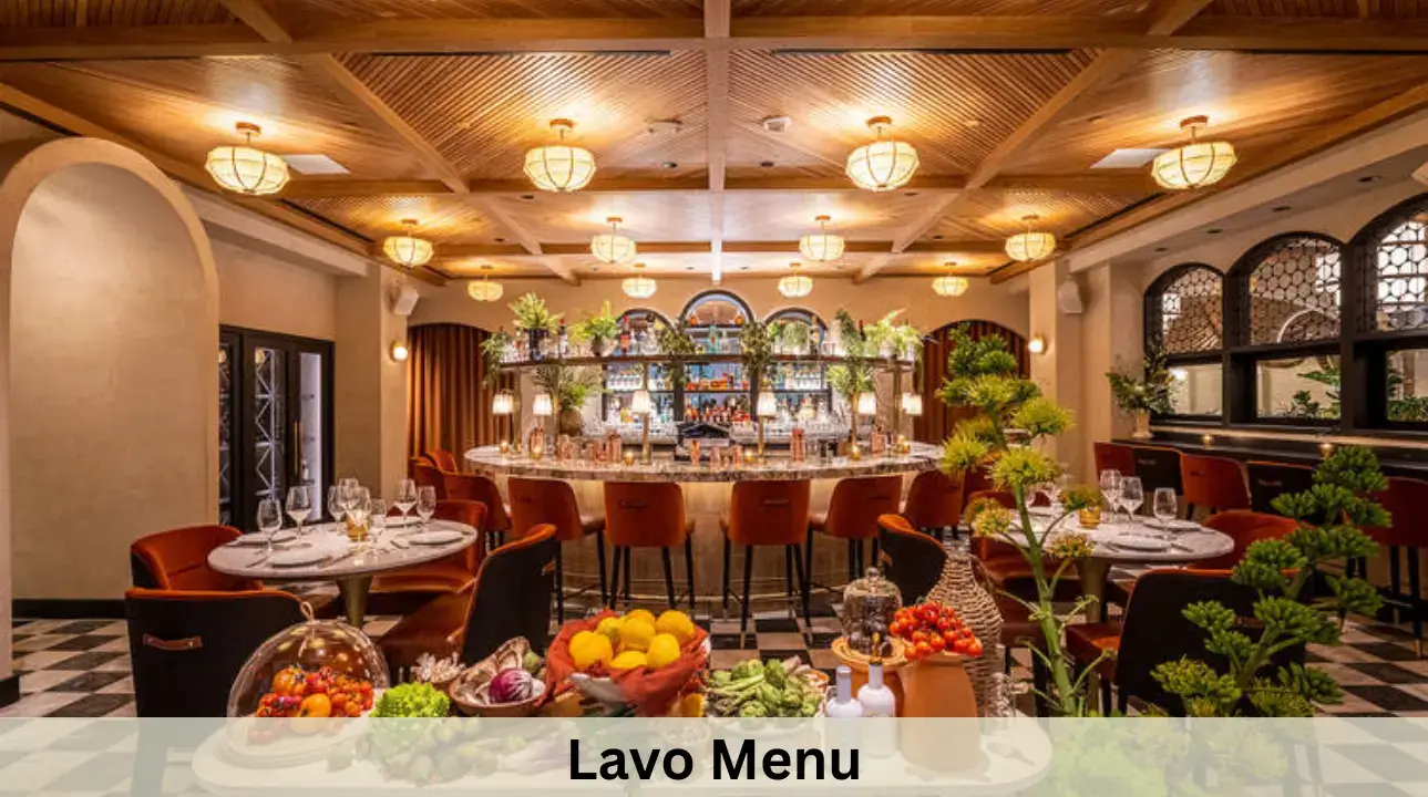 Lavo Menu Prices
