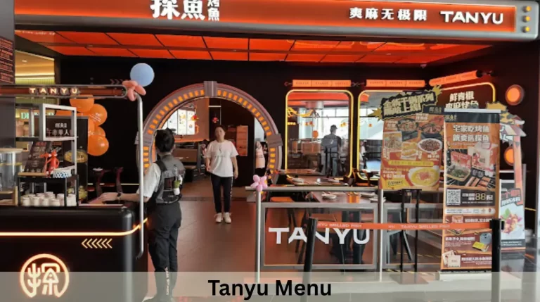 Tanyu Menu Prices
