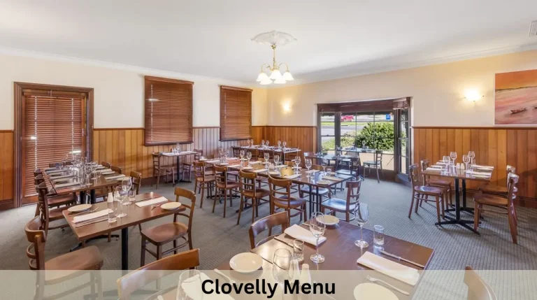 Clovelly Menu Prices