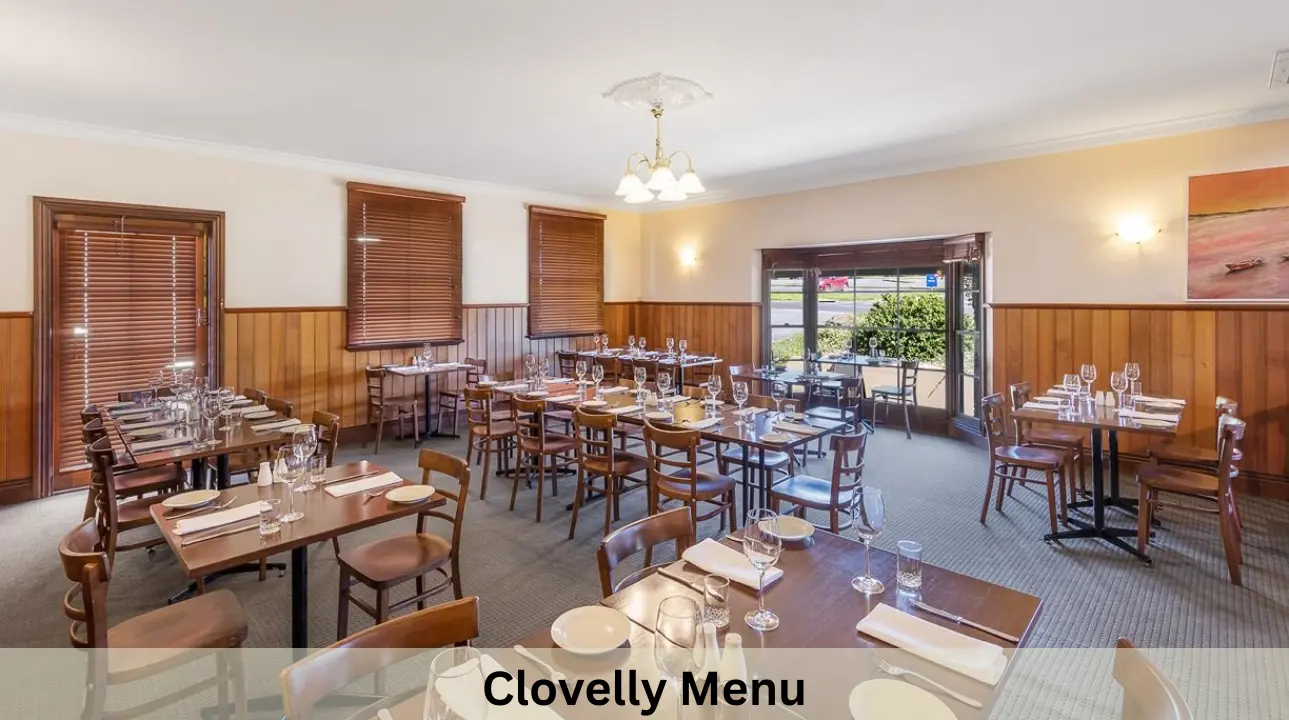 Clovelly Menu Prices