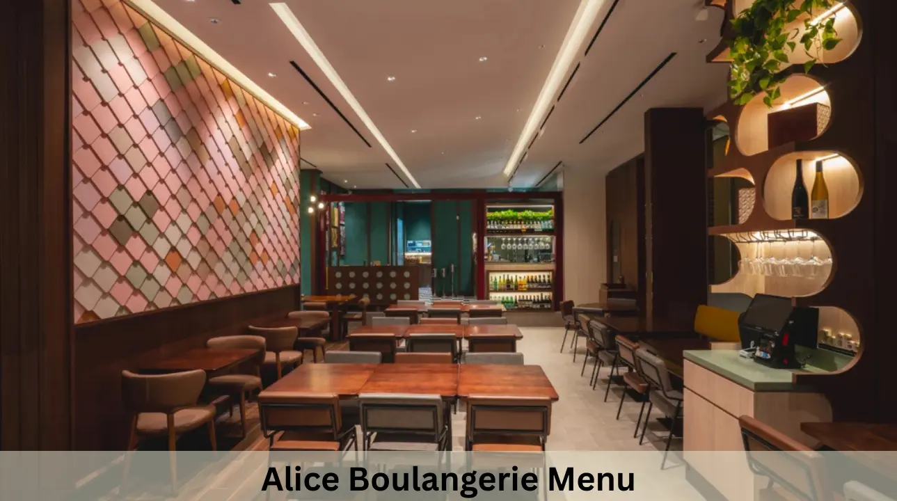 Alice Boulangerie Menu Prices