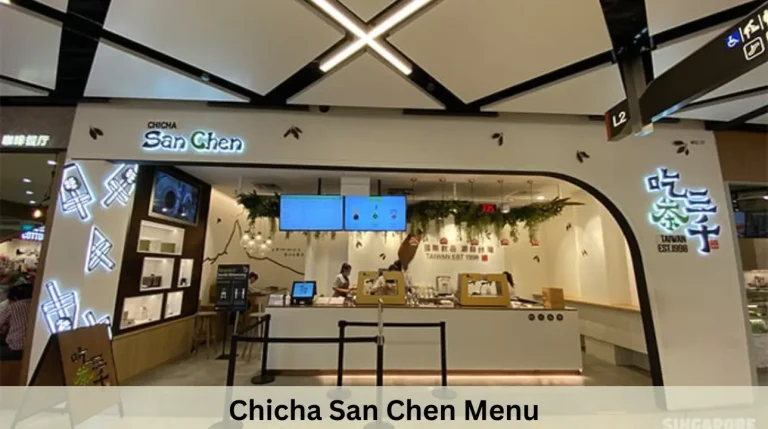 Chicha San Chen Menu Prices