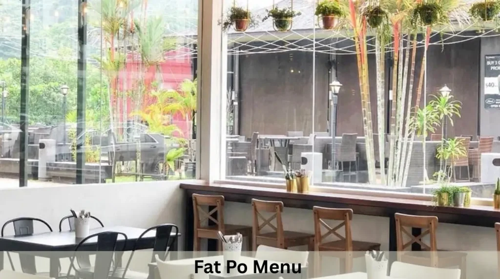 Fat Po Menu Prices