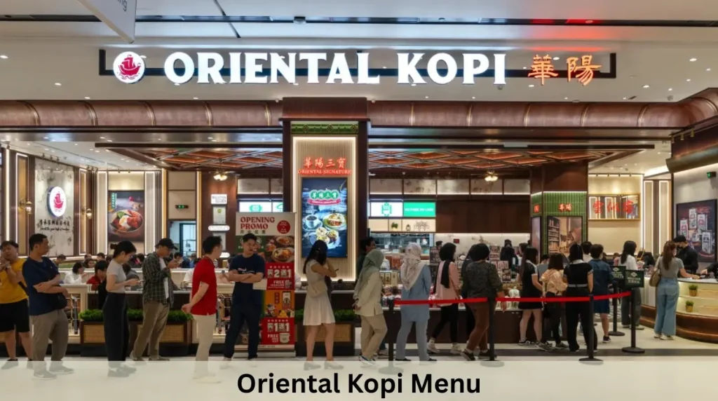 Oriental Kopi Menu Prices