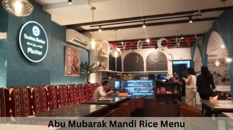Abu Mubarak Mandi Rice Menu Prices