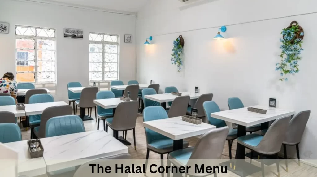 The Halal Corner Menu Prices
