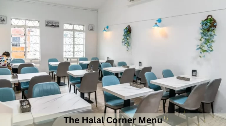 The Halal Corner Menu Prices
