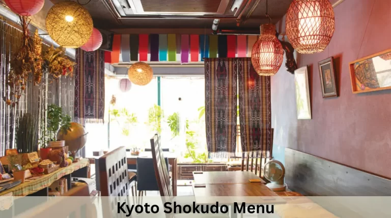 Kyoto Shokudo Menu Prices